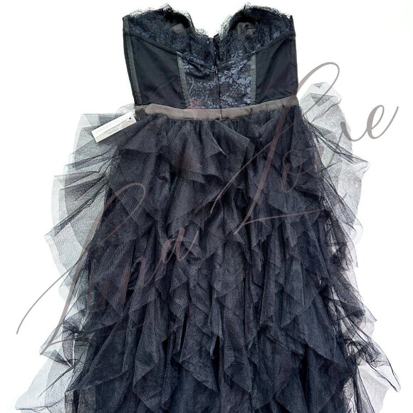 FOR LOVE & LEMONS Bustier Gown/Dress In Black NWT - Picture 9 of 13